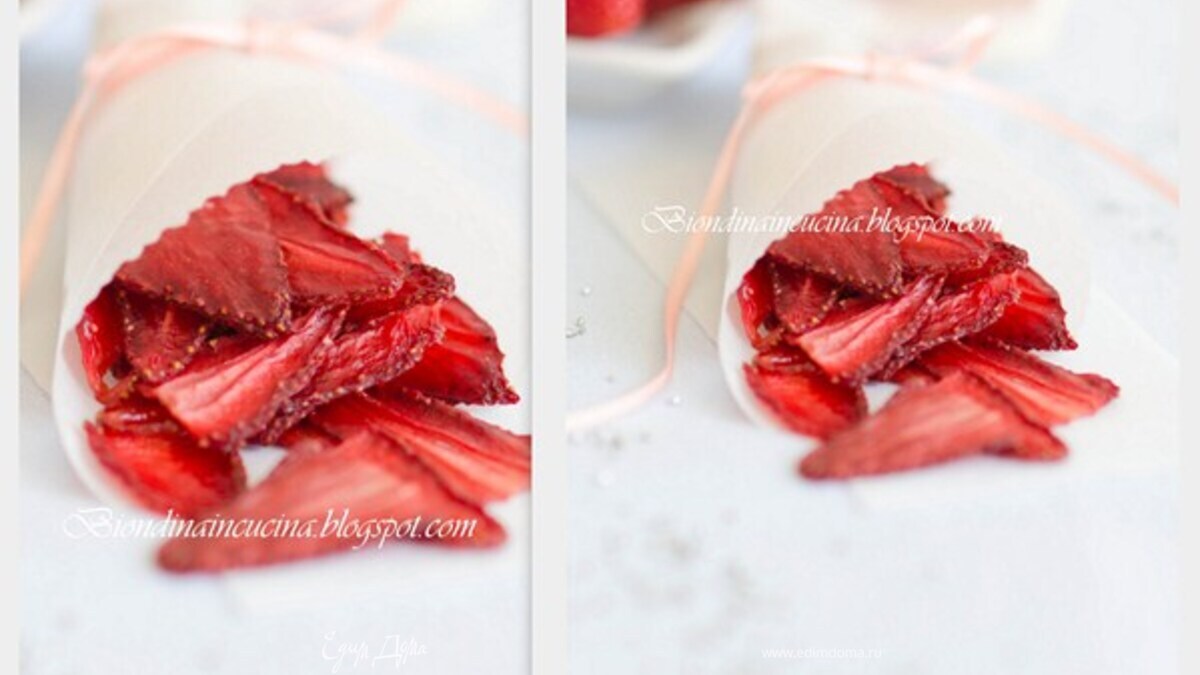 Клубничные чипсы