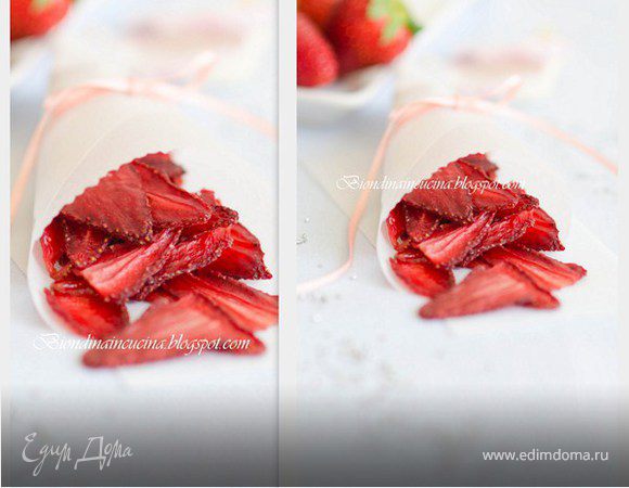 Клубничные чипсы Клубничные чипсы