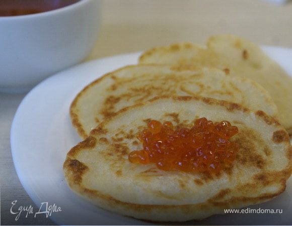 Оладушки на кефире/Pancakes with kefir