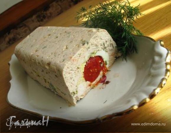 Куриный террин для Людмилы с сюрпризом 