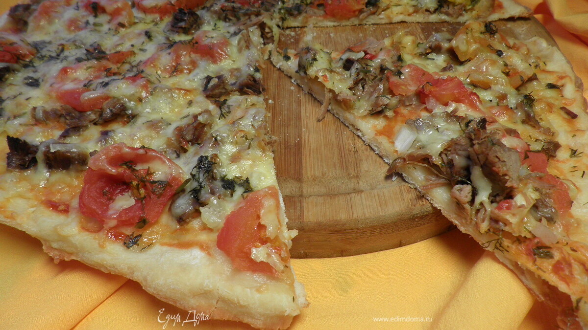 Пицца с мясом