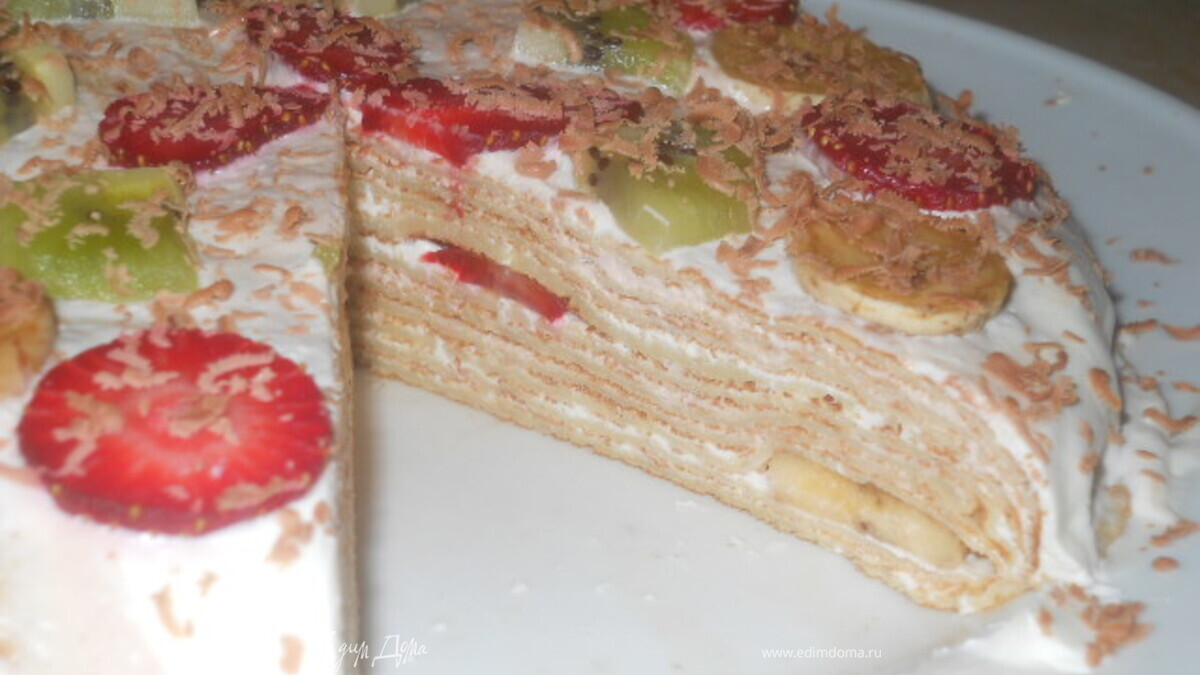 Блинный тортик для Черешенки