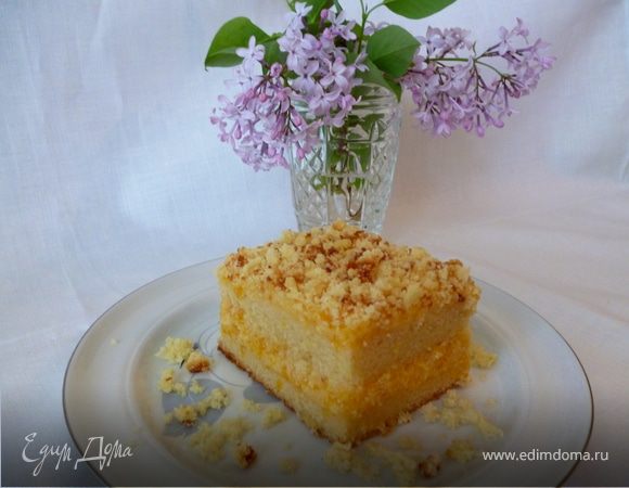 Солнечный тортик с кремом из кураги Солнечный тортик с кремом из кураги