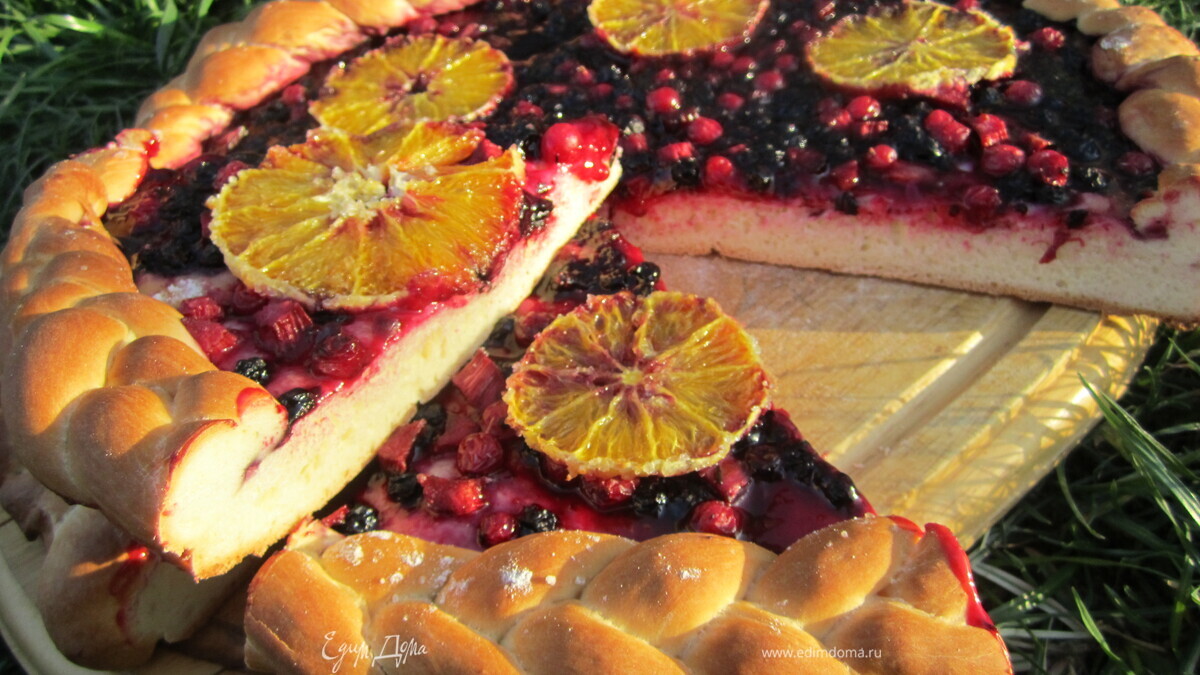 Фруктово-ягодная пицца