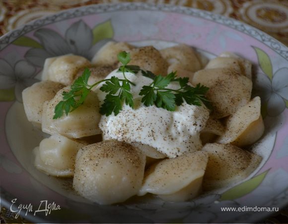 Куриные пельмени на заварном тесте