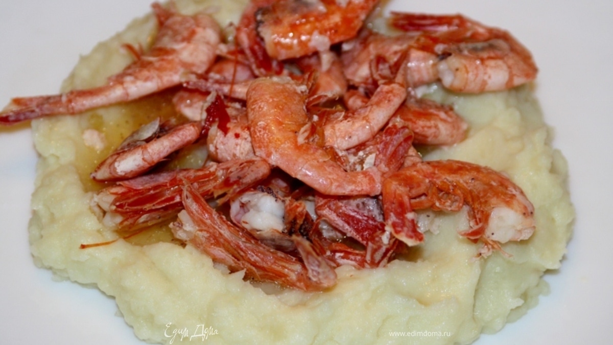 Сливочные креветки