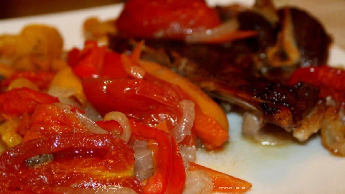 Баранина с овощами