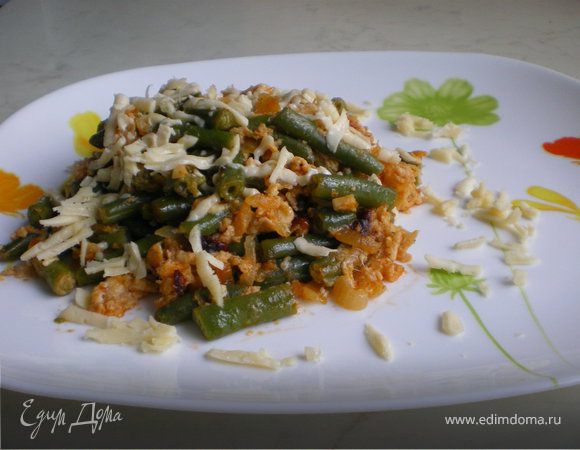 Стручковая фасоль по-сочински Стручковая фасоль по-сочински