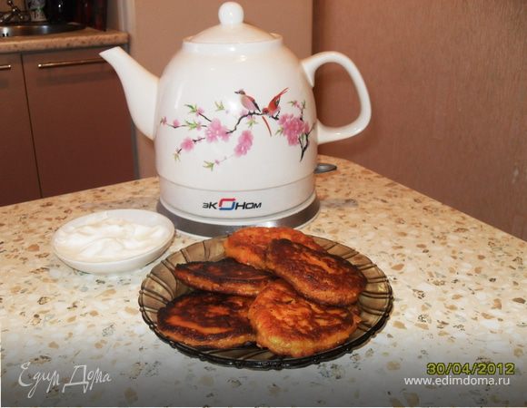 Морковно-творожные котлетки