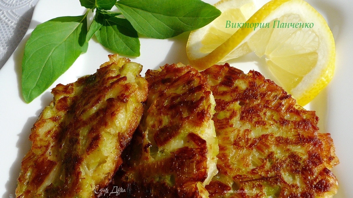 Котлеты из лука-порея