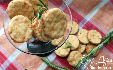 Рецепт Сырное печенье с розмарином