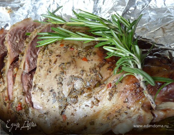 Ароматная баранья нога Ароматная баранья нога