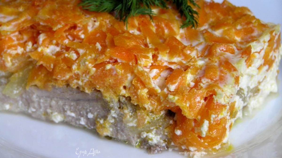 Свинина в оранжевом "платье"