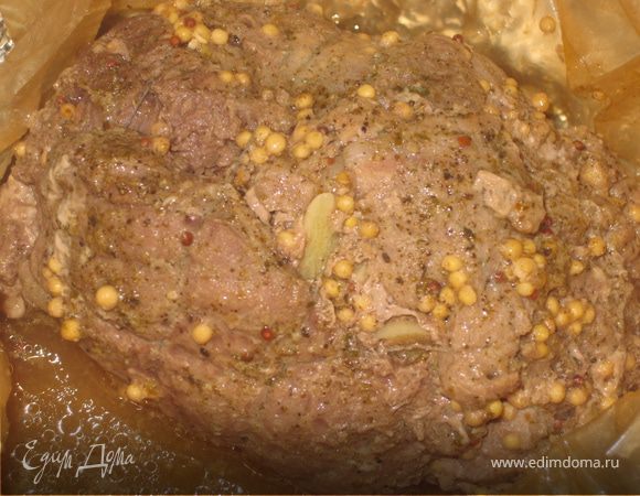 Свиной рулет в медовом соку Свиной рулет в медовом соку