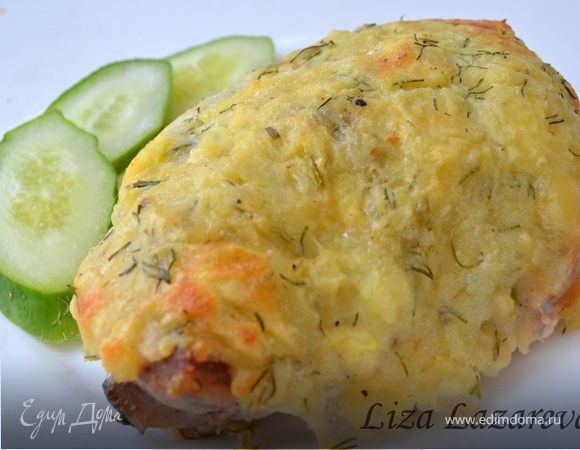 Эскалопы в картофельной шапке