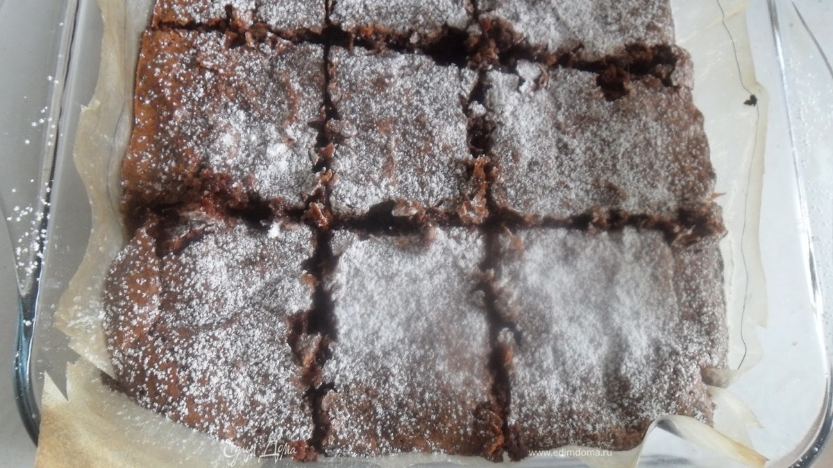 Классический брауни с грецким орехом