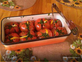 Ароматные помидоры с зеленью