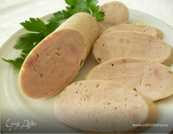 Куриная вареная колбаска