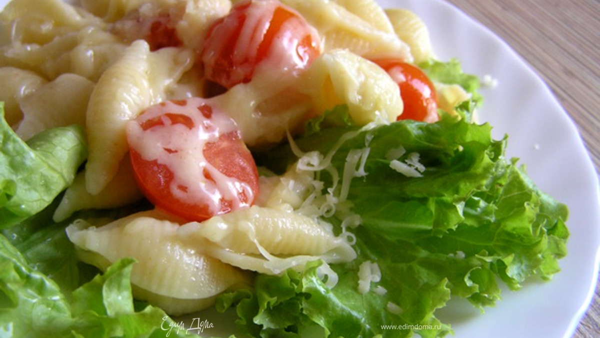 Лимонная паста с черри