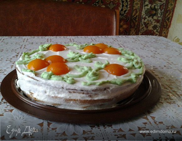 Бисквитный торт со вкусом из детства