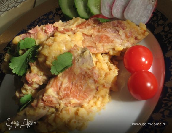 Горох с копченостями Горох с копченостями