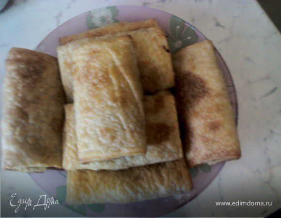 Слойки с семгой