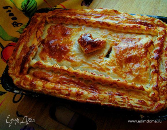 Вкусный пирог с капустой и арахисом Вкусный пирог с капустой и арахисом