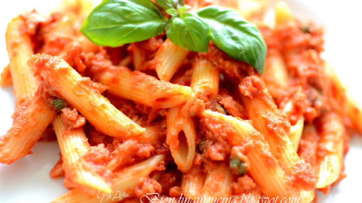 Паста с тунцом