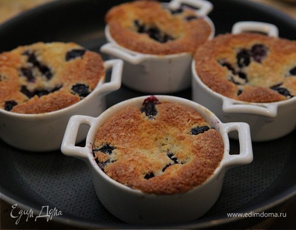 Кексы с голубикой и кокосом Кексы с голубикой и кокосом