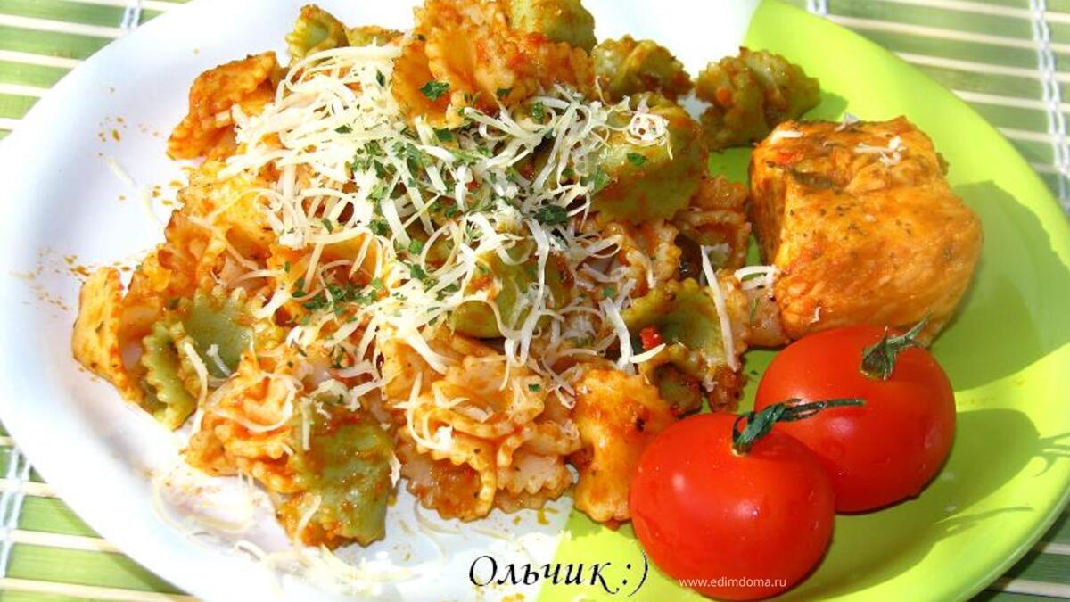 Черри-паста с сёмгой