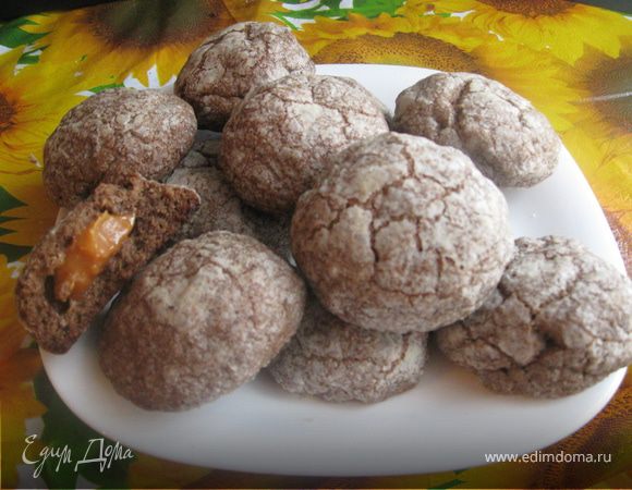 Печенье с ириской Печенье с ириской