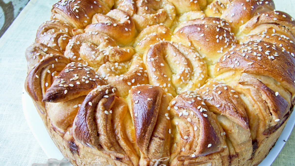 Праздничная витая погача (+ МК по формовке)