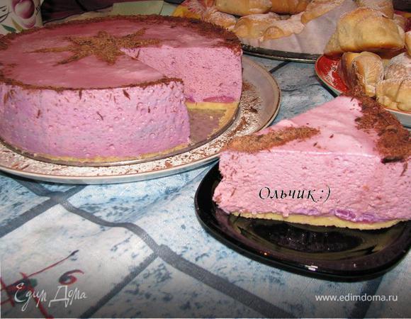 Воздушный Черри-Чизкейк (без выпечки) Воздушный Черри-Чизкейк (без выпечки)