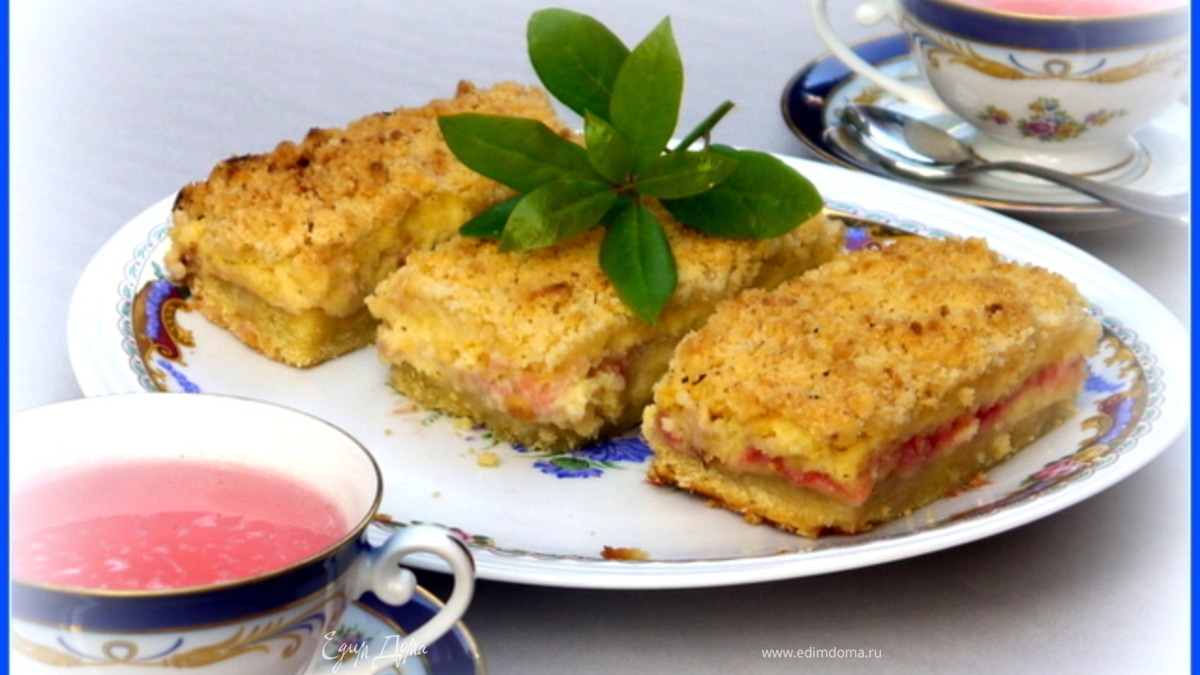 Творожно-ягодный крамбль