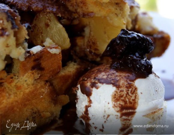 Английский хлебный пудинг