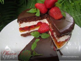 Торт "Шоколадная клубника"