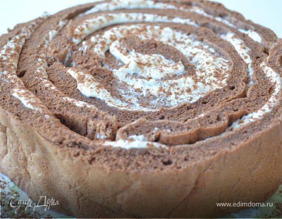 Торт "Пенек" с легким творожно-ванильным кремом