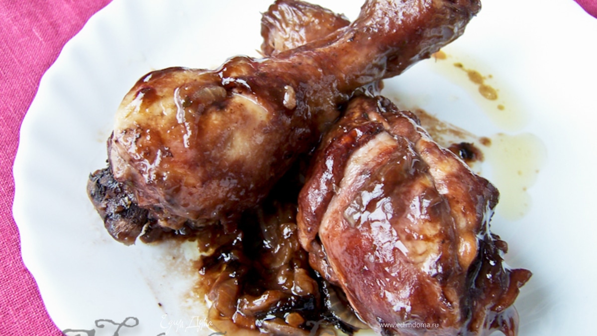 Ножки а-ля "Курица в вине" ("coq au vin")
