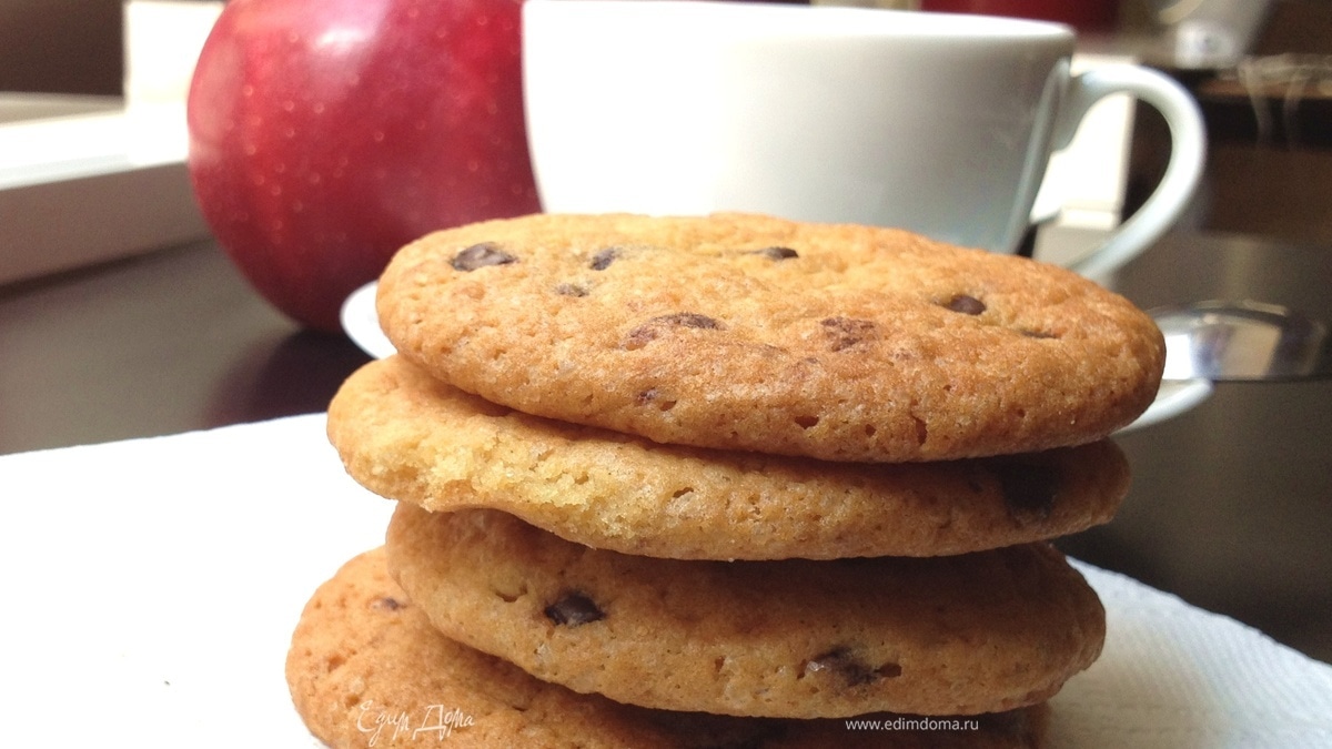 Печеньки с шоколадными каплями для Тани