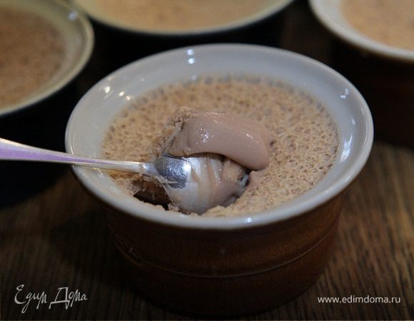 Крем из молочного шоколада с тимьяном 