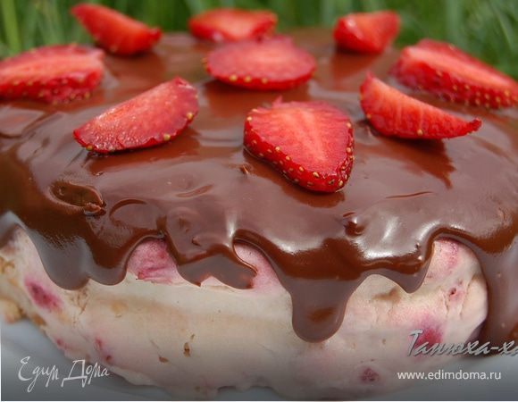 Клубничный мини-тортик