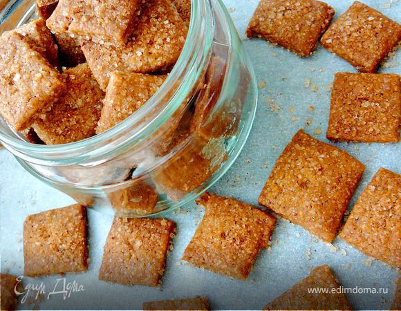 Мини-крекеры с корицей Мини-крекеры с корицей