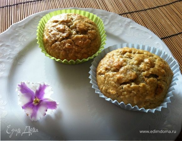 Овсяные маффины с бананом от Джейми Оливера Овсяные маффины с бананом от Джейми Оливера