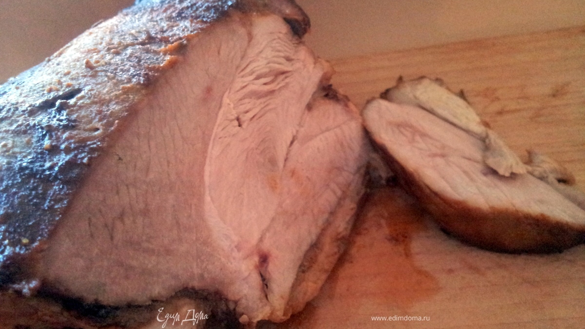 Запеченное бедро индейки (идеально для бутербродов)