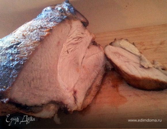 Запеченное бедро индейки (идеально для бутербродов)