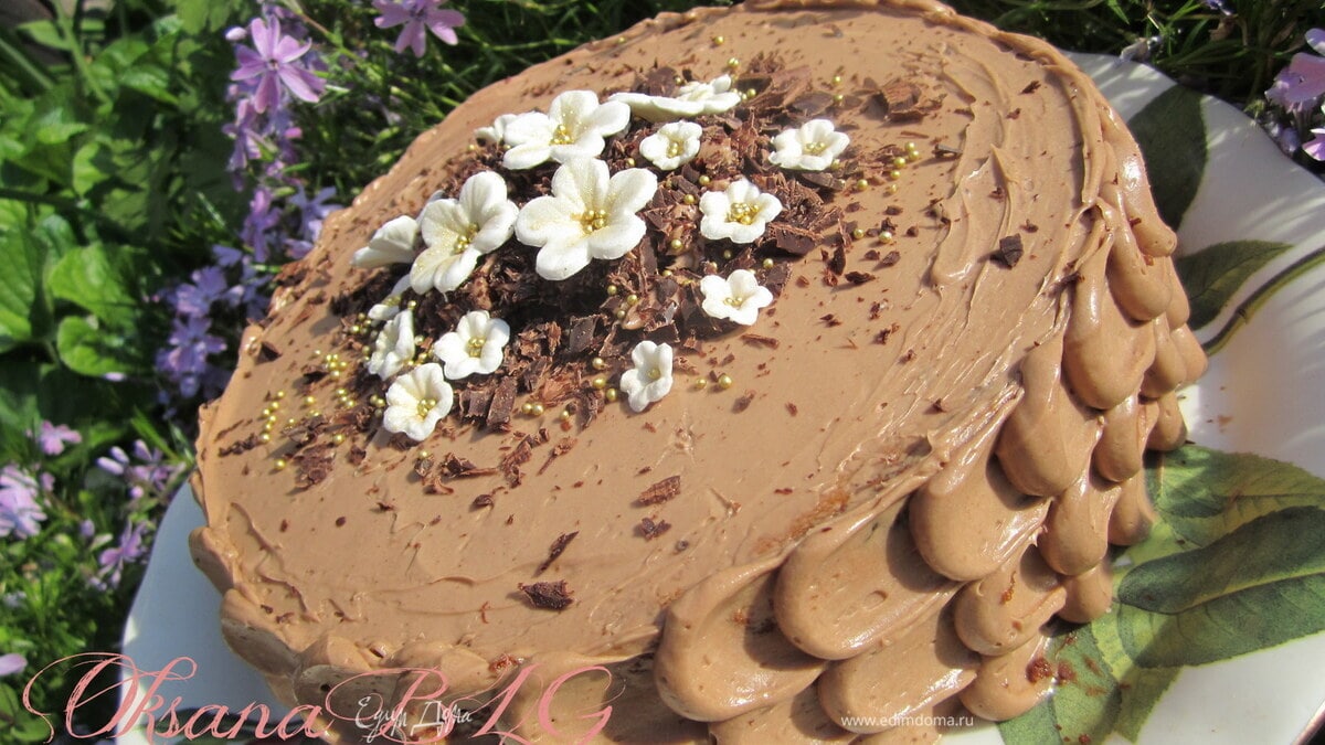 Торт "Шоколадные тучки"