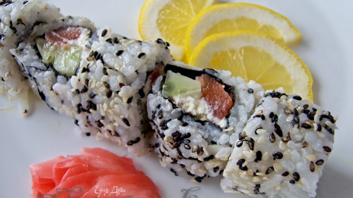 Классический суши-ролл "Филадельфия"