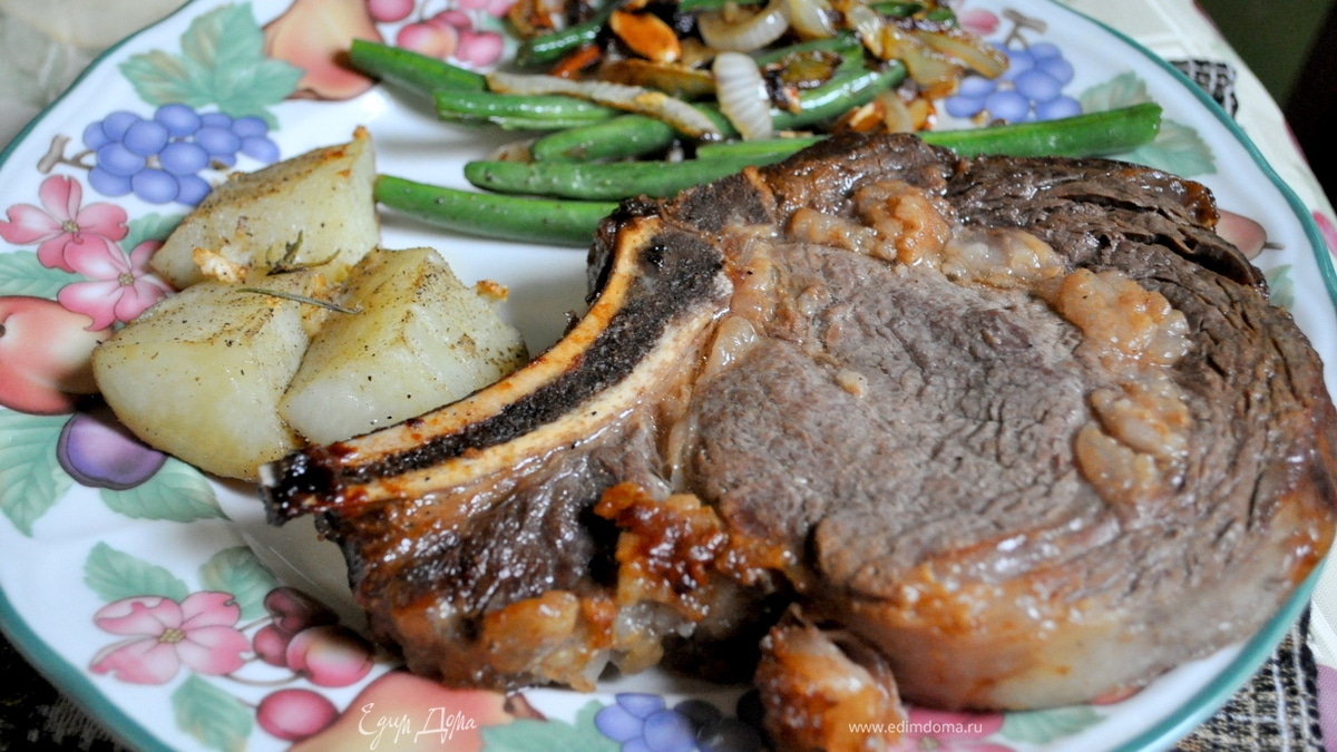 Ужин с корейкой и картофелем