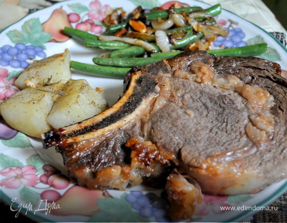 Ужин с корейкой и картофелем Ужин с корейкой и картофелем