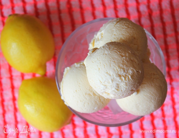 Цитрусовое мороженое c лимоном и лаймом